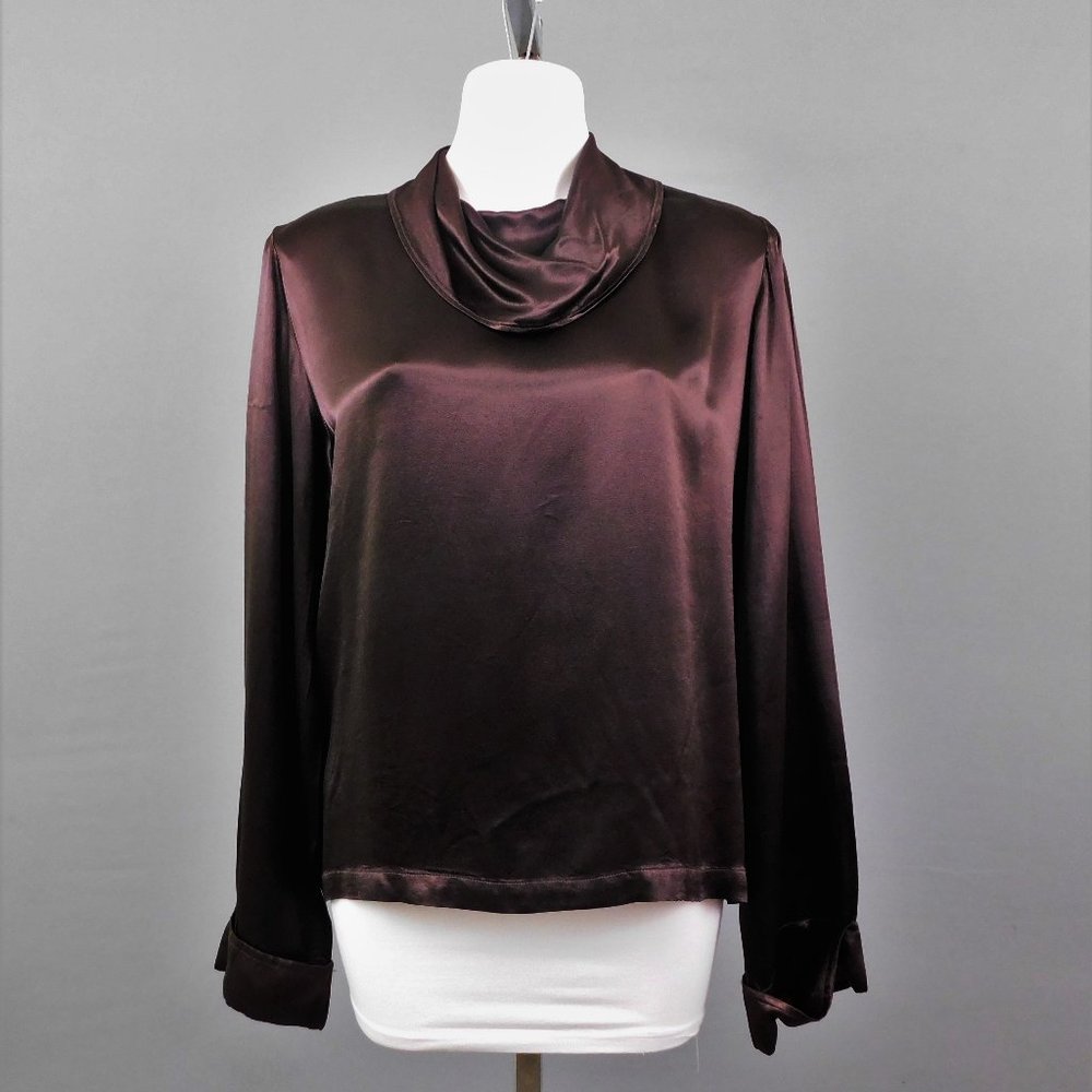 Mike & Tod Women Shirt Metallic Brown‎ M